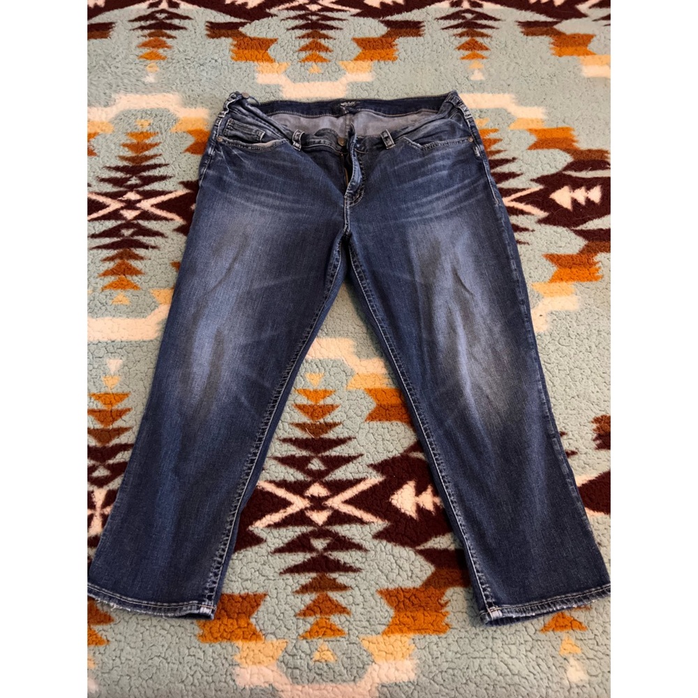 Silver Suki Capri Jeans